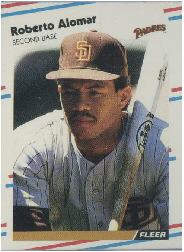 1988 Fleer Update Baseball Cards       122     Roberto Alomar XRC